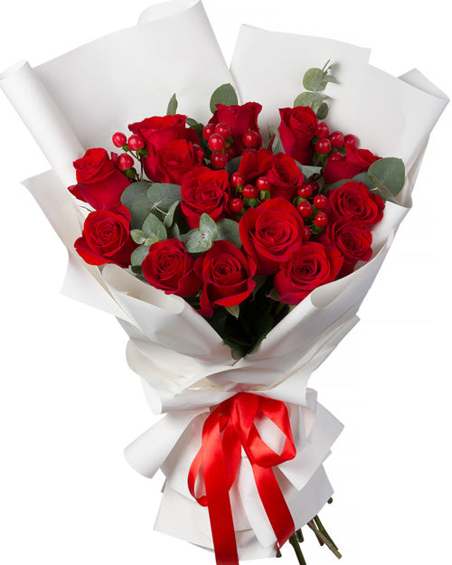 Premium Red Roses Deluxe